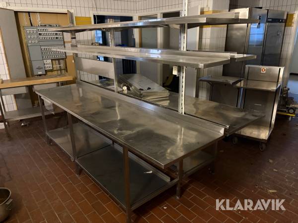 Rostfria arbetsbänkar