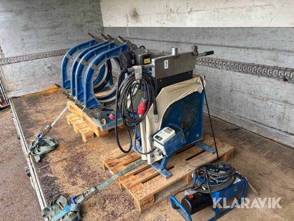 Stumsvetsmaskin Tecnodue PT 630 9,3 kW 230v Med fräs