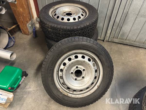 Dubbdäck på fälg Continental Vancoviking 205/65 r16c
