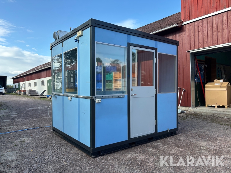Kontorsbod med elcentral och ventilation