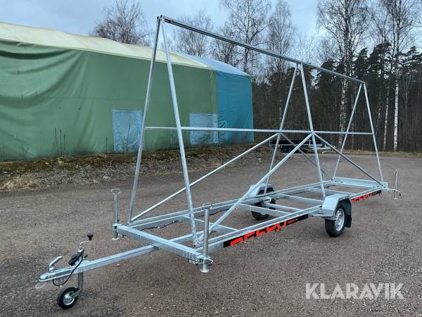 Personbilssläp Respo reklamtrailer