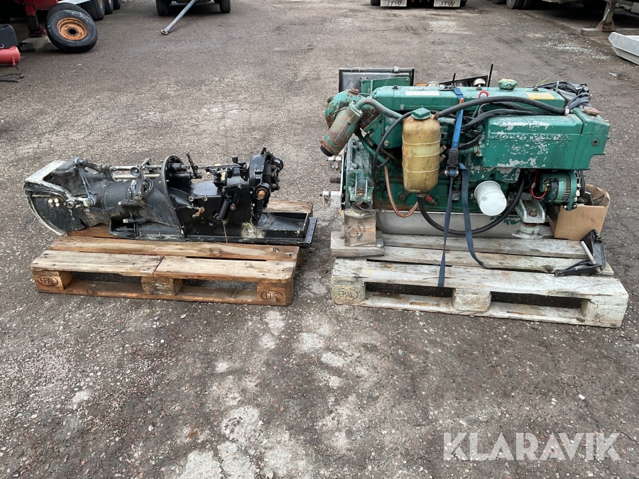 Båtmotor Volvo Penta Tamd 40 med castolid