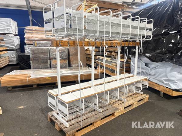 Klädhängare Dubbelsidig - 16 platser