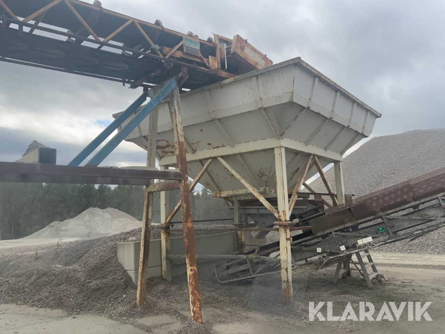 Komplett mindre krossanläggning Kjällströms Mekaniska Verkstad/Möckeln