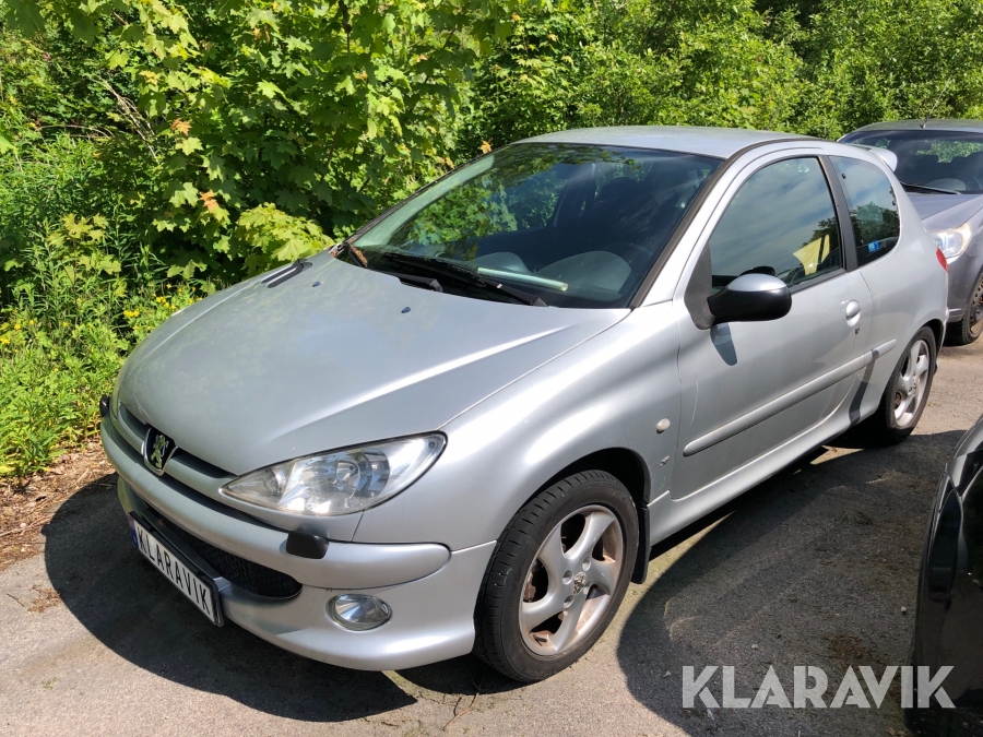 Peugeot 206 XSI 1,6 3D Bilnycklar saknas