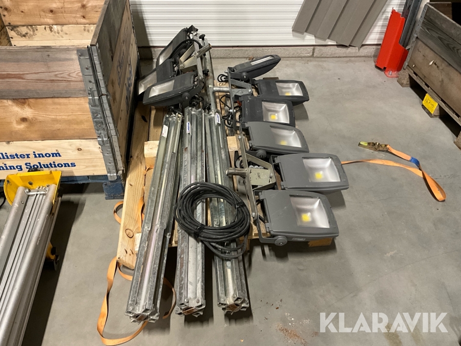 Belysningsmaster 3 st