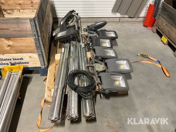 Belysningsmaster 3 st