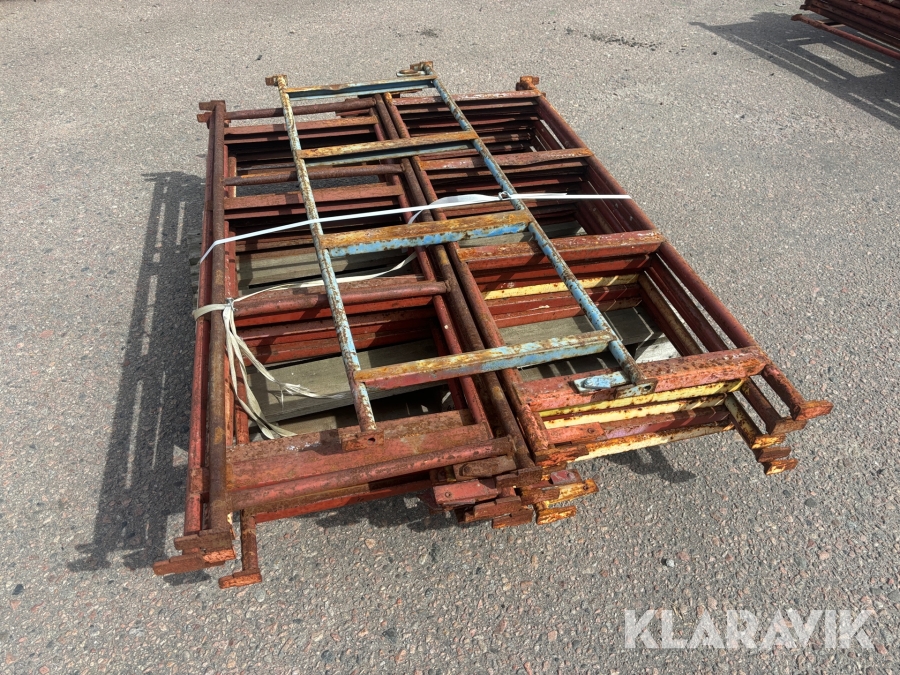 Räcke till byggställning 15 st Haki 1,6 m