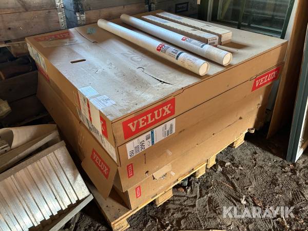 Takkupoler Velux CFP 2093 - 1000x1000mm Fast / Solo 2 för papptak