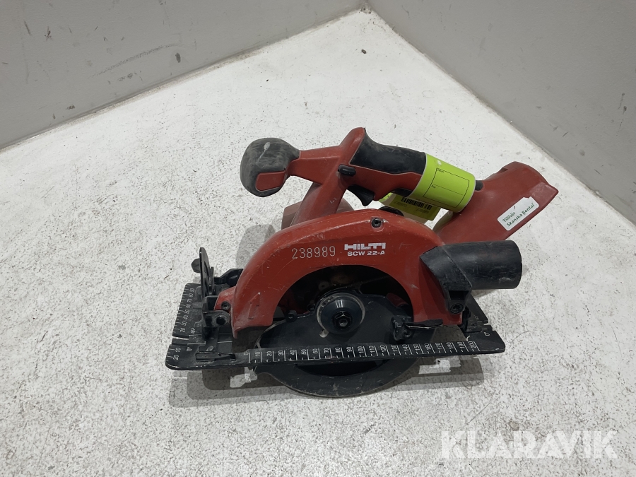 Cirkelsåg batteri Hilti SCW 22 A