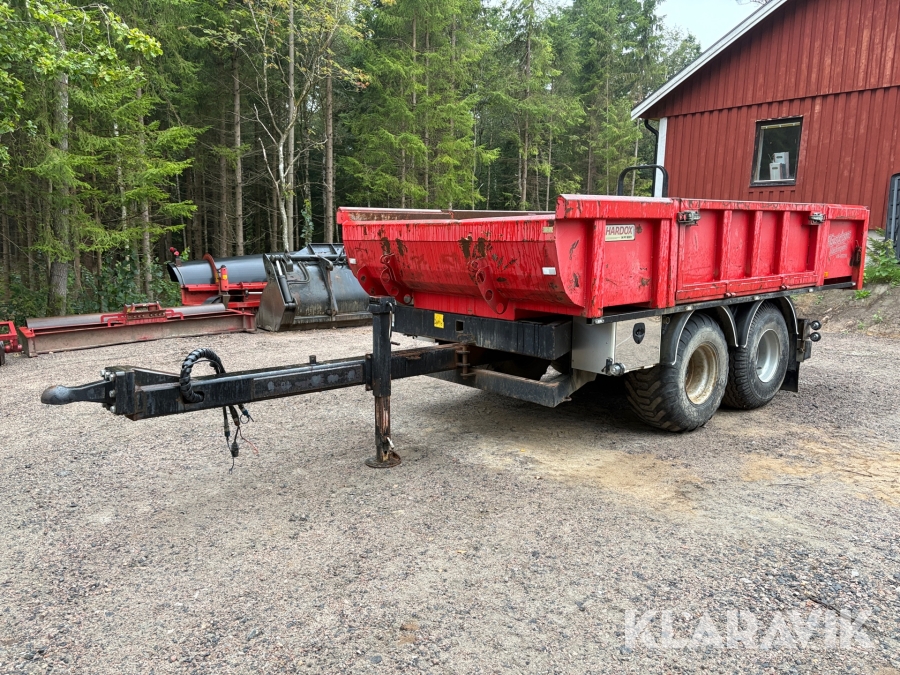 Dumperkärra Waldung 9 ton Hardox med ramstyrning