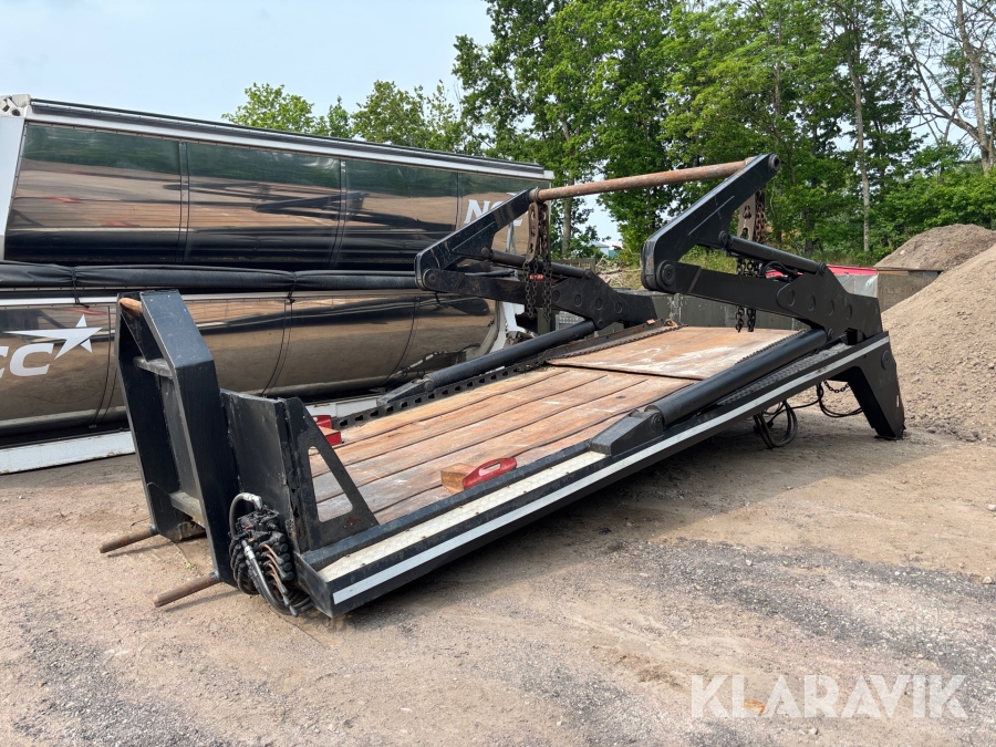 Liftdumperaggregat JOAB 18 på lastväxlarram