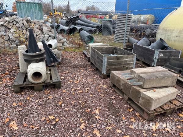 Betongfundament / Betongfötter 21 st i olika storlekar