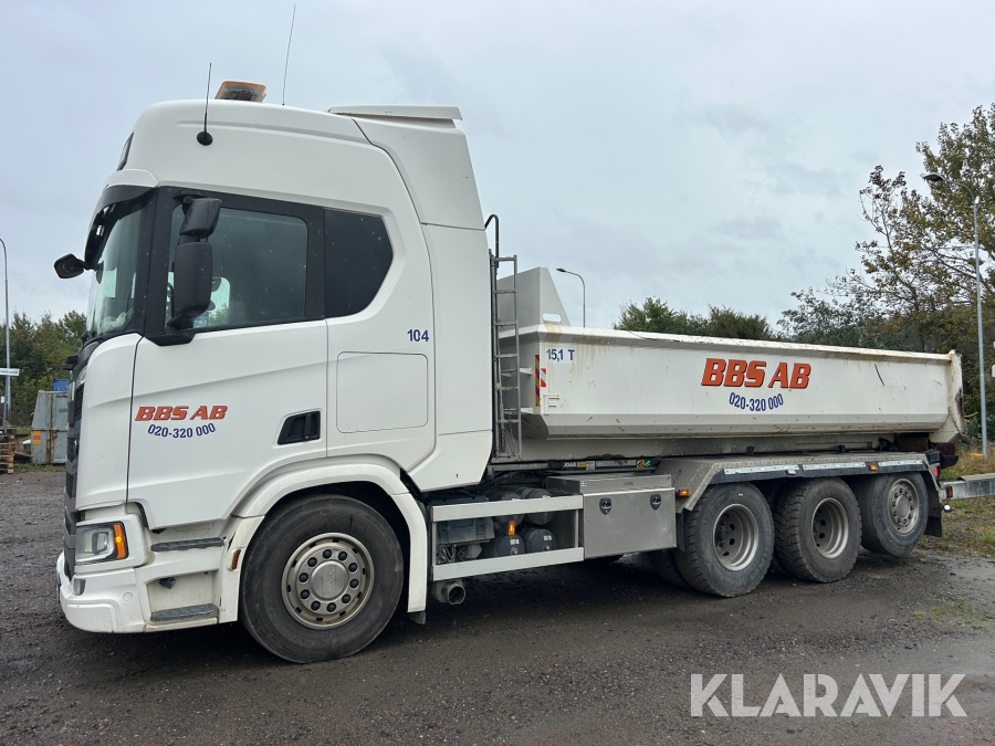 Lastväxlare Scania R500 med schaktflak