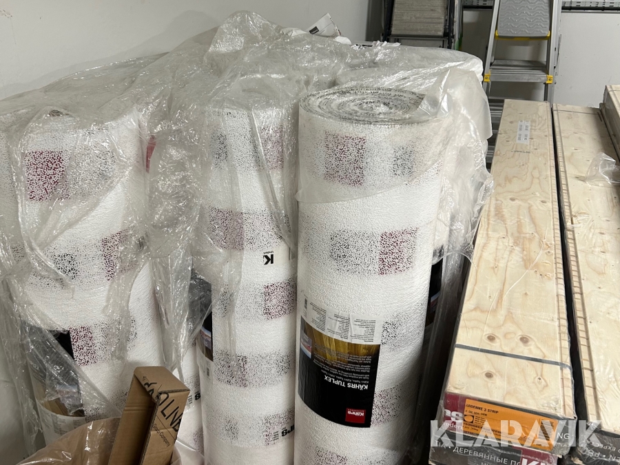 Underlagsmatta/mellanlägg Kährs Tuplex ca 330 m2, 10 rullar