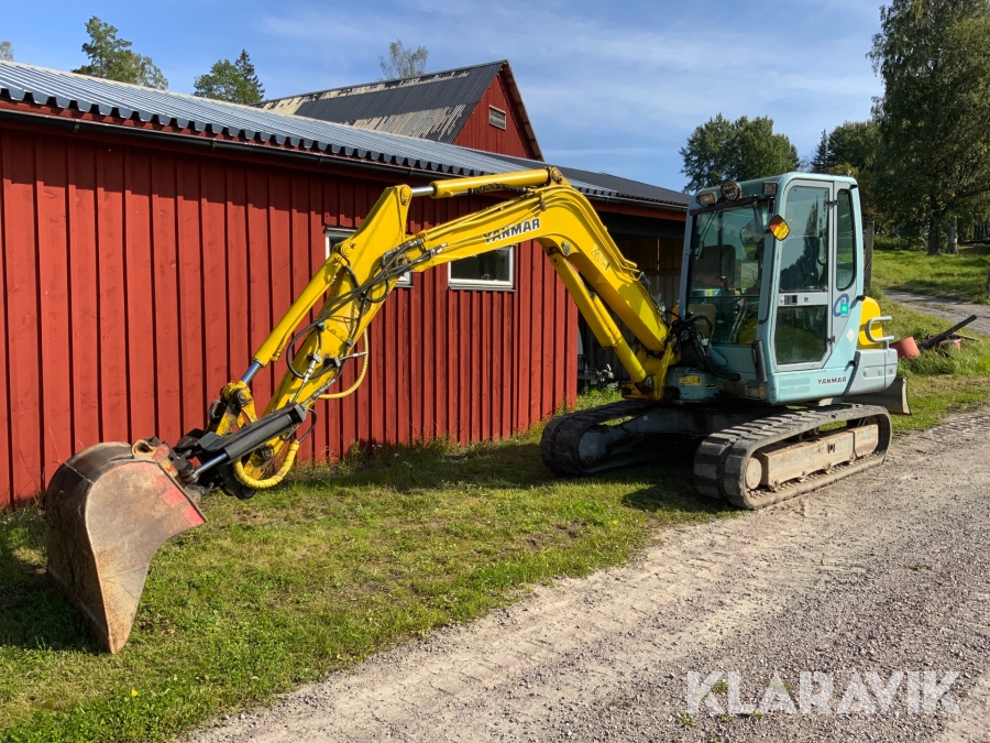 Grävmaskin Yanmar B502B, Degerfors, Klaravik auktioner