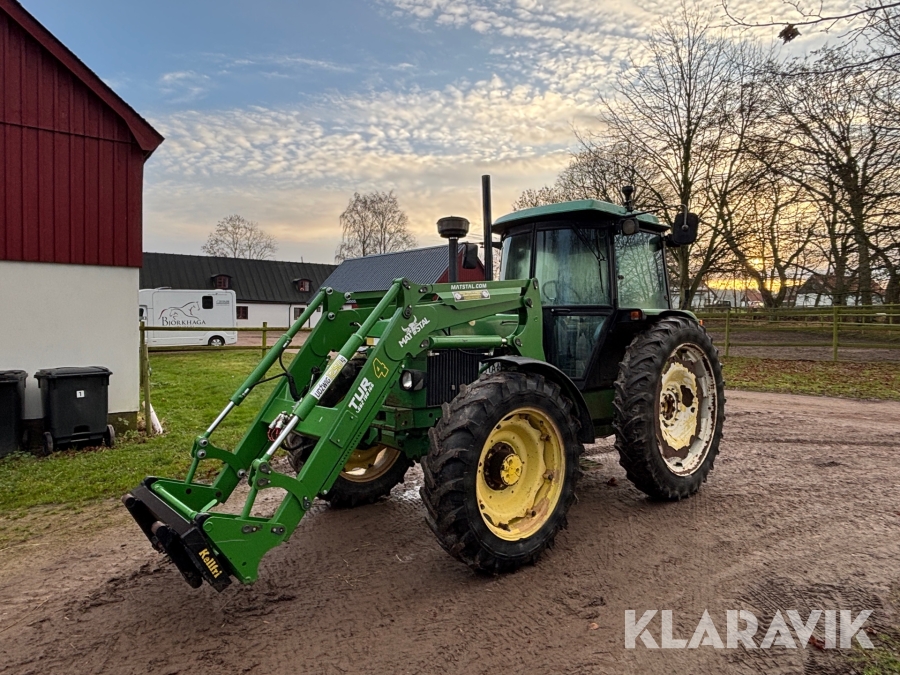 Traktor John Deere 2850 med frontlastare