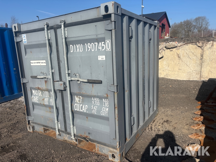 Container 6 fot, inredd