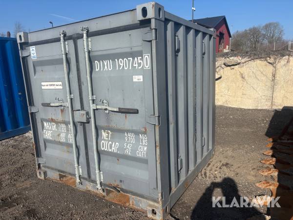 Container 6 fot, inredd