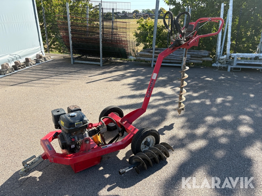 Jordborr Jansen PB-100 hydraulisk