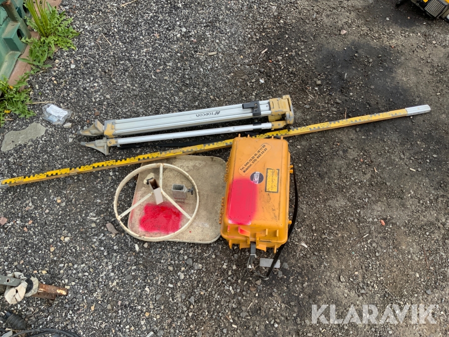 Planlaser TopCon RL-H2S med tillbehör