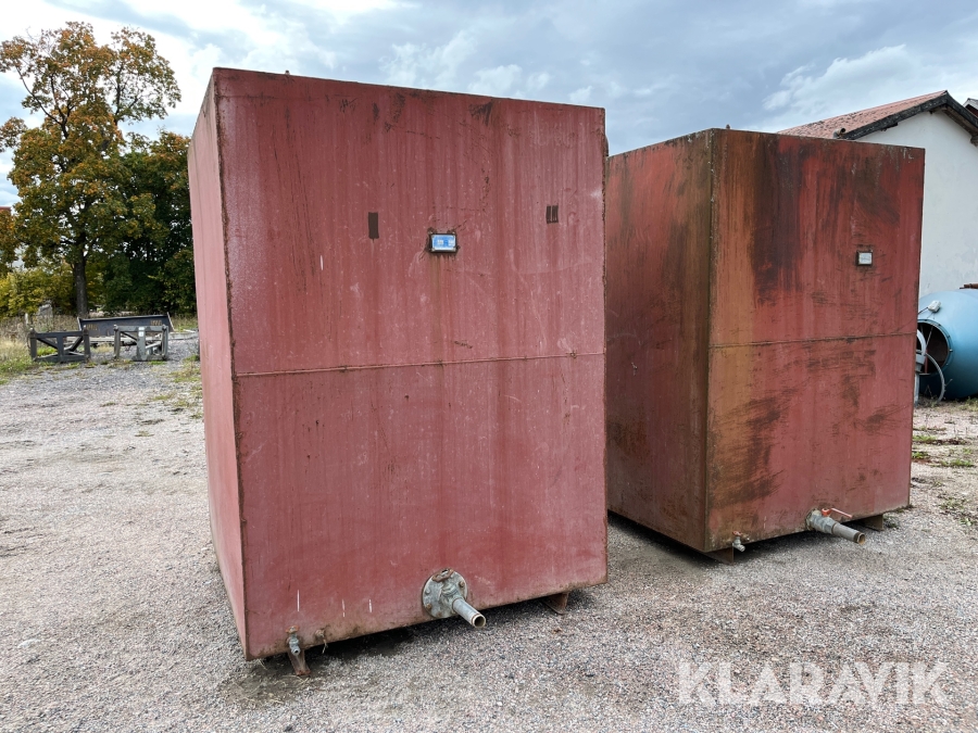 Tank Ivar Anderssons plåtslageri 4,5 kubik 2 st