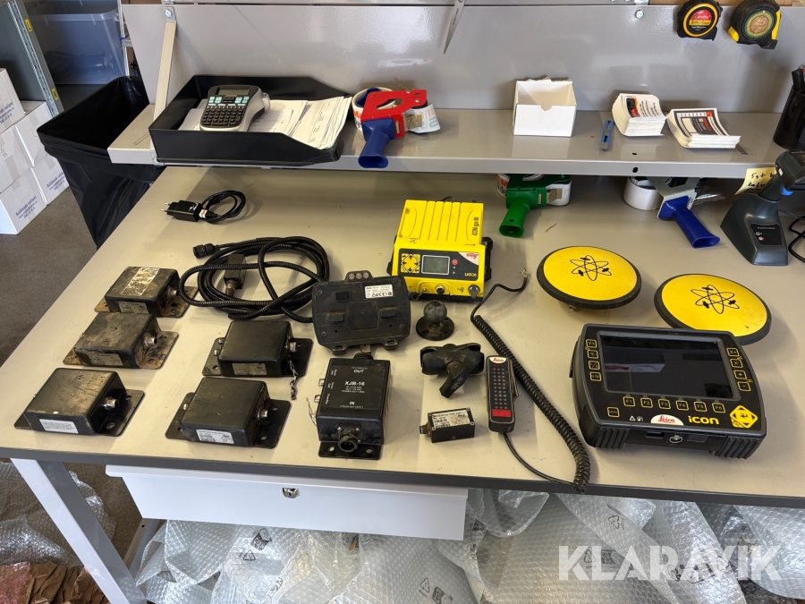 Grävsystem Leica iCON Komplett 3D System med GPS 80 och licens