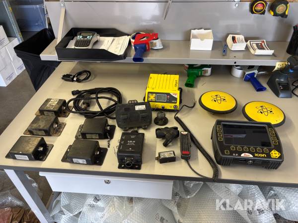 Grävsystem Leica iCON Komplett 3D System med GPS 80 och licens