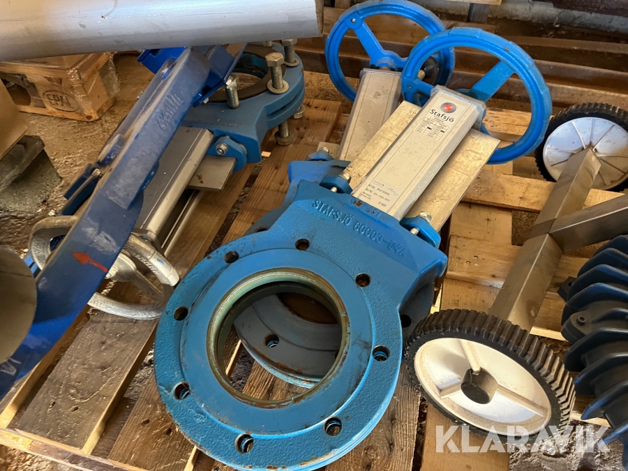 Skjutspjällsventil 3st Stafsjö