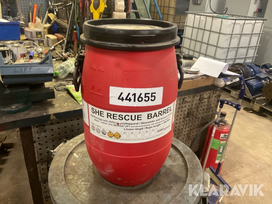 Räddningslyftsutrustning Höghöjd 100m