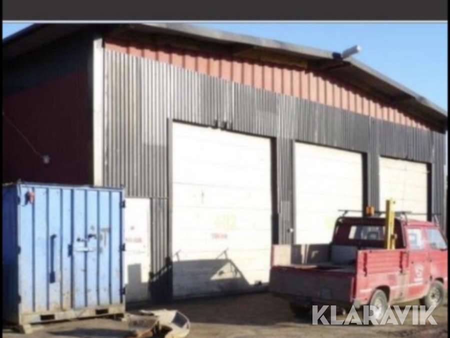 Maskinhall Ranaverken 12x18 m med 3 st portar