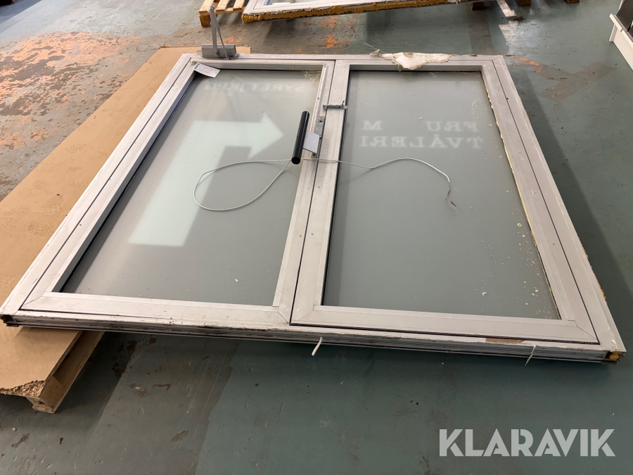 Pardörr i aluminium