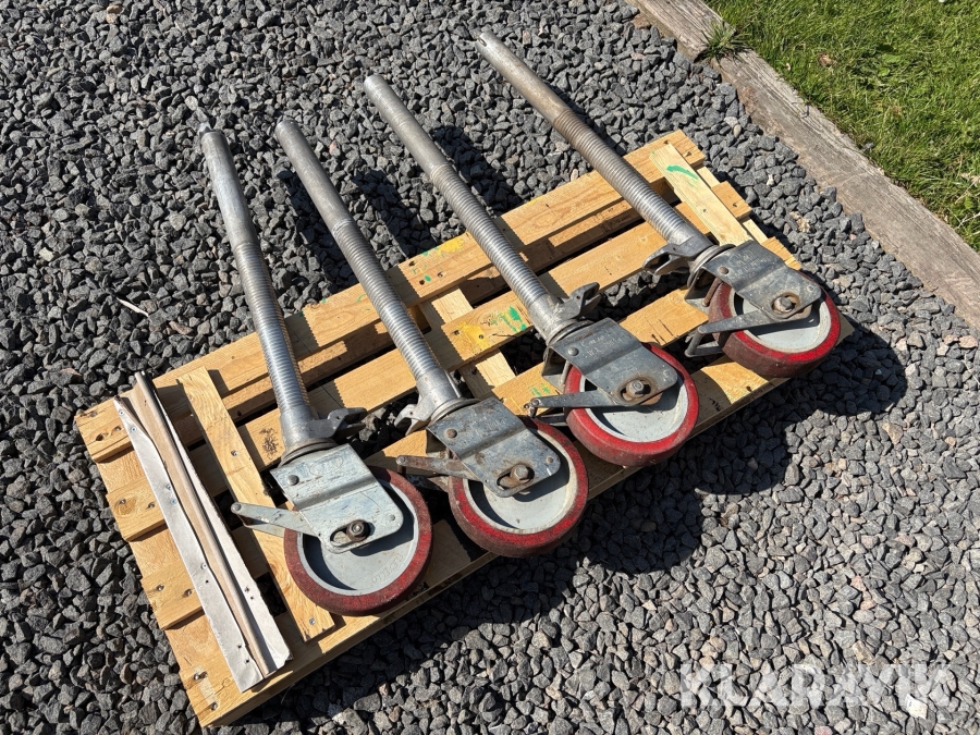 Hjul till byggställning