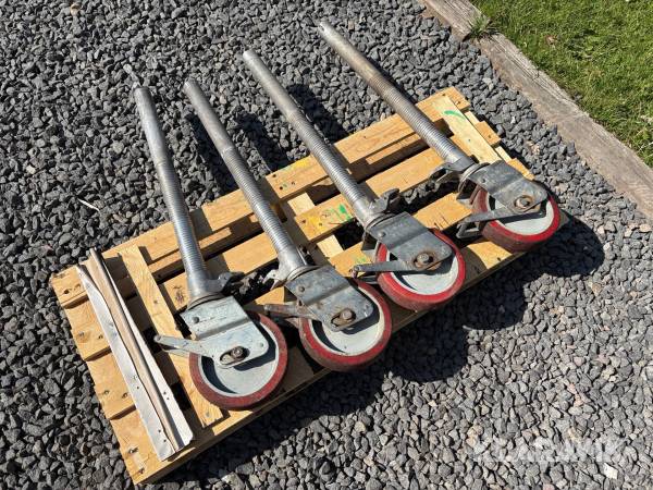Hjul till byggställning