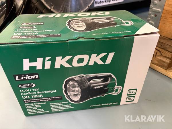 Ficklampa / arbetslampa Hikoki UB 18DA