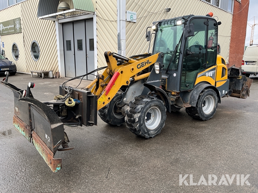 Hjullastare Gehl AL540 med redskap