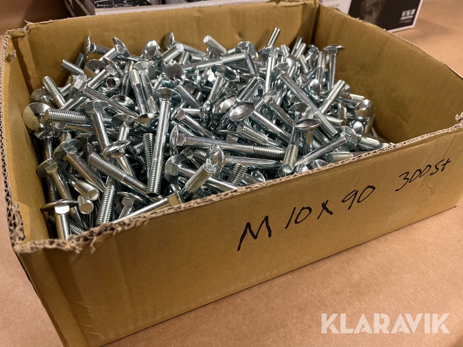 Vagnsbult M10x90 300st