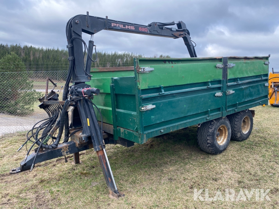 Kranvagn Palms 620 med tipp