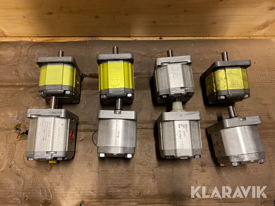 Hydraulmotorer kugghjul 6-19cc 8st