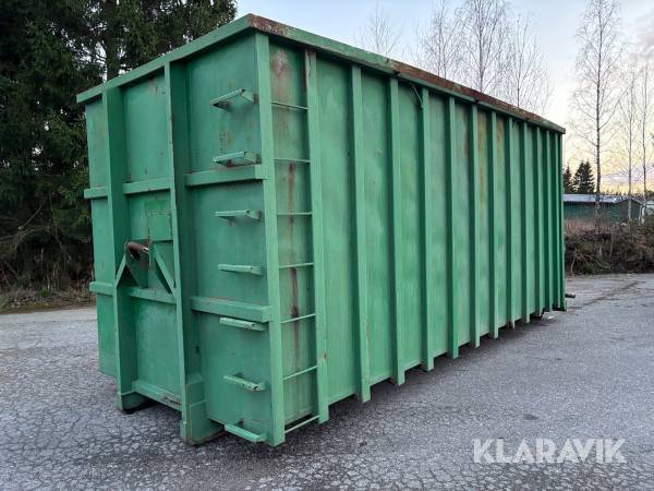 Lastväxlarcontainer för flytgödsel 37 m3