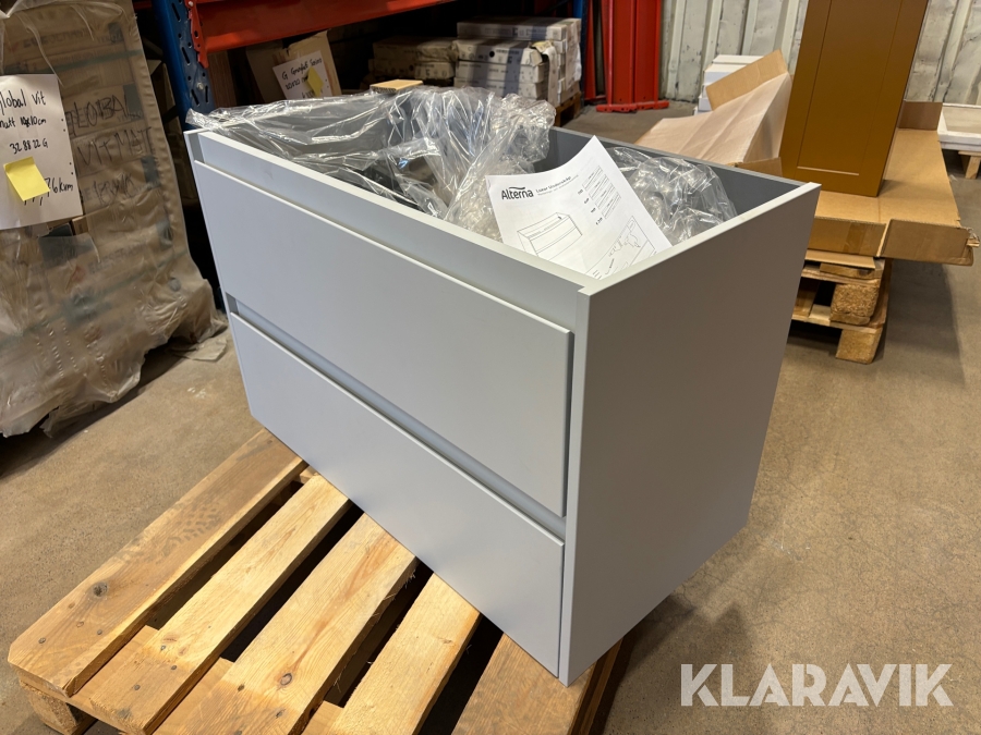 Kommod Alterna Luxor ljusgrå