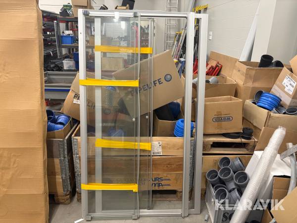 Duschvägg Flow Nisch 2 delad