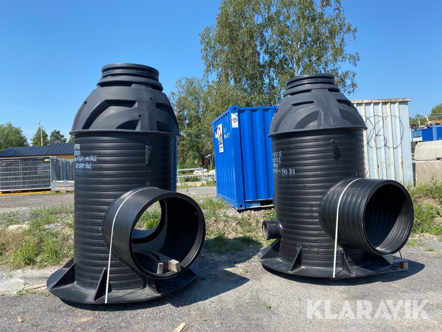 Nedstigningsbrunnar Uponor PP 2st