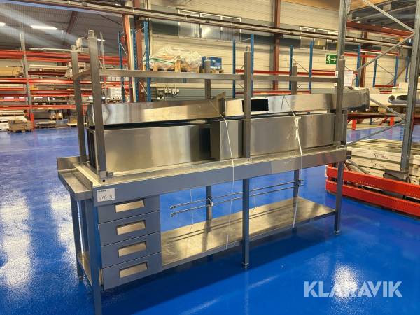 Köksbänkar i rostfritt