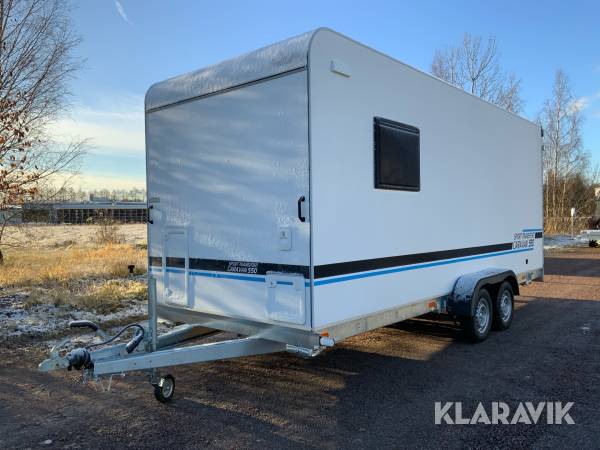 Racingtrailer Tomplan Caravan 550 Sport Transport med bodel