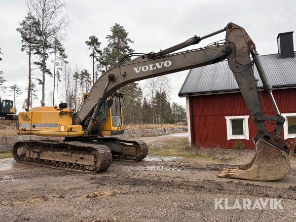 Grävmaskin Volvo EC280 med grävskopa