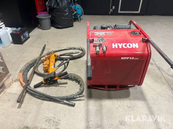 Hydrauliskt borrpaket Hycon HPP14E och Borrmaskin Maruzen DH205