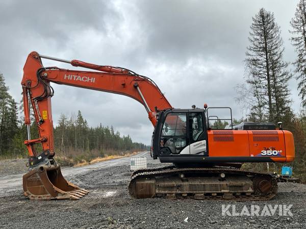 Grävmaskin Hitachi ZX350LC-6 med tandskopa