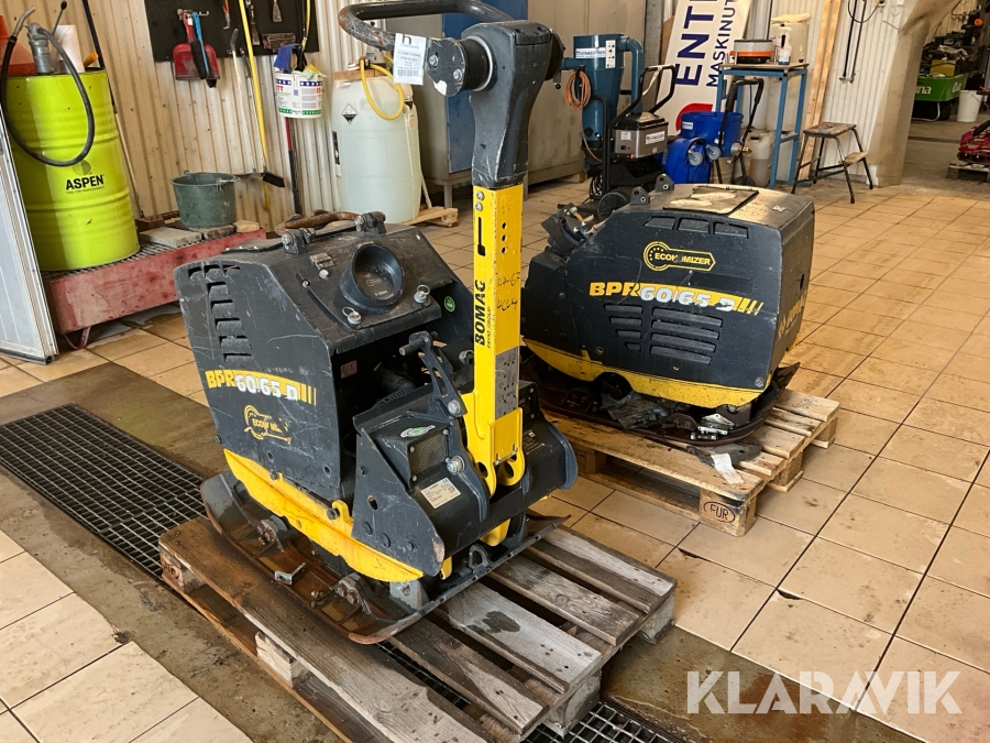 Markvibrator 2st Bomag BRP 60/65D