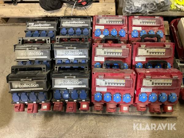 Byggcentraler Malmbergs, A-collection 16a & 32a 12st